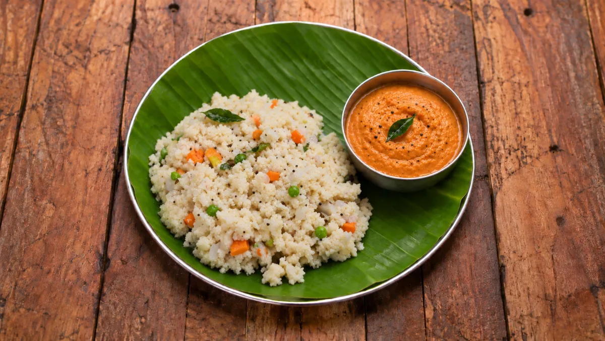Rava Upma + Chutney