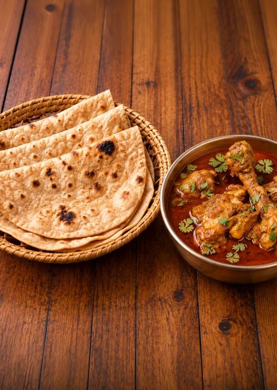 Chicken Rassa + Chappathi