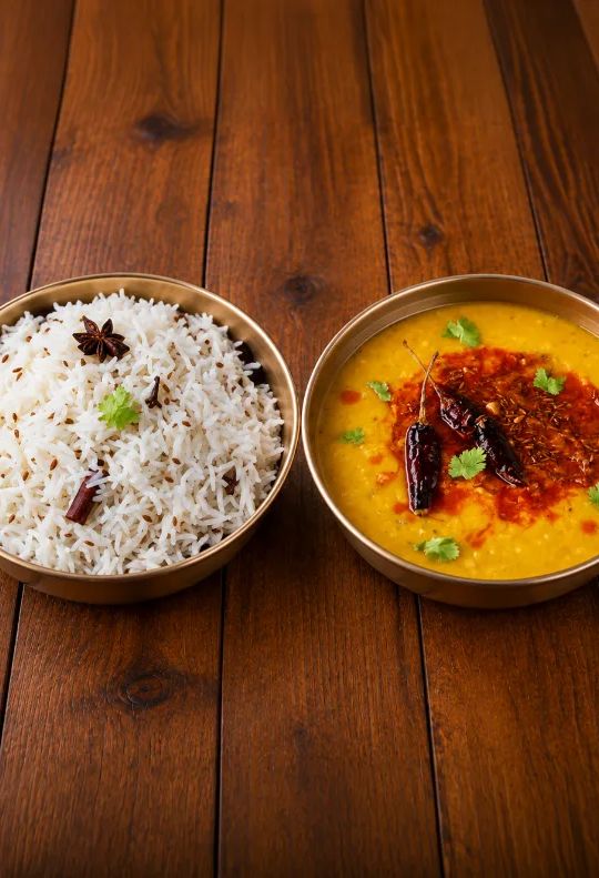 Dal Tadka + Jeera Rice