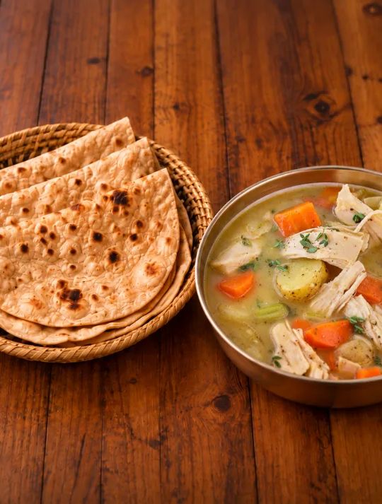 Kerala Chicken Stew + Chappathi