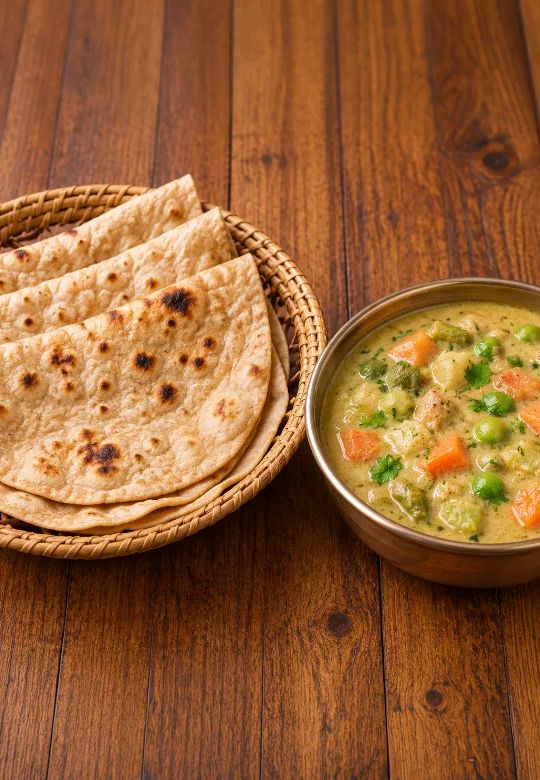 Vegetable Stew + Chappathi